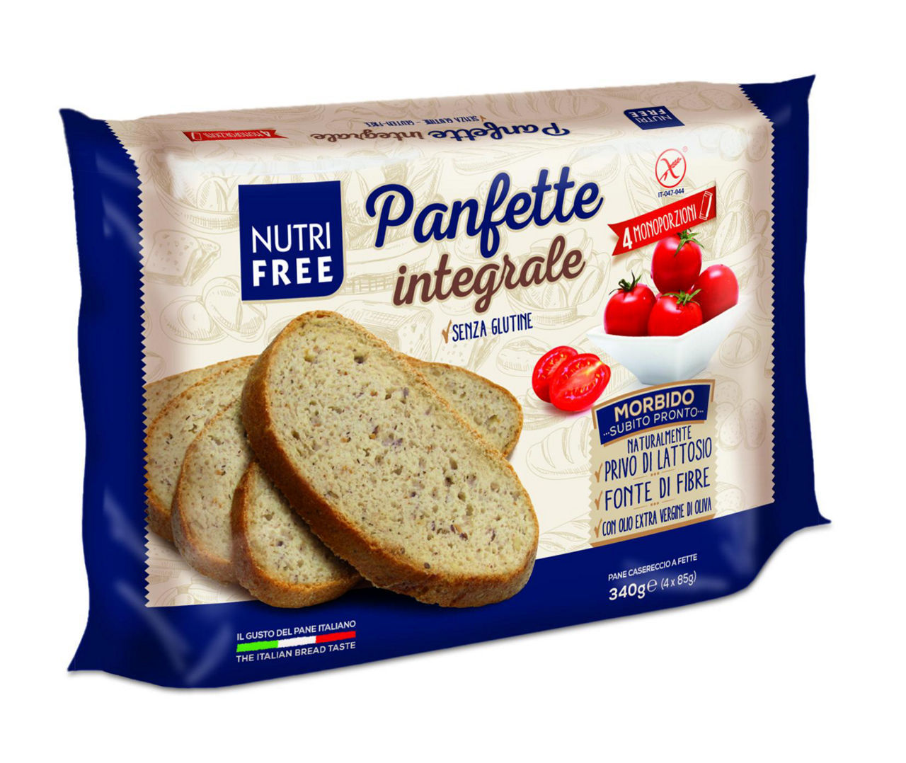 Panfette con farina integrale Nutrifree senza glutine 340 g