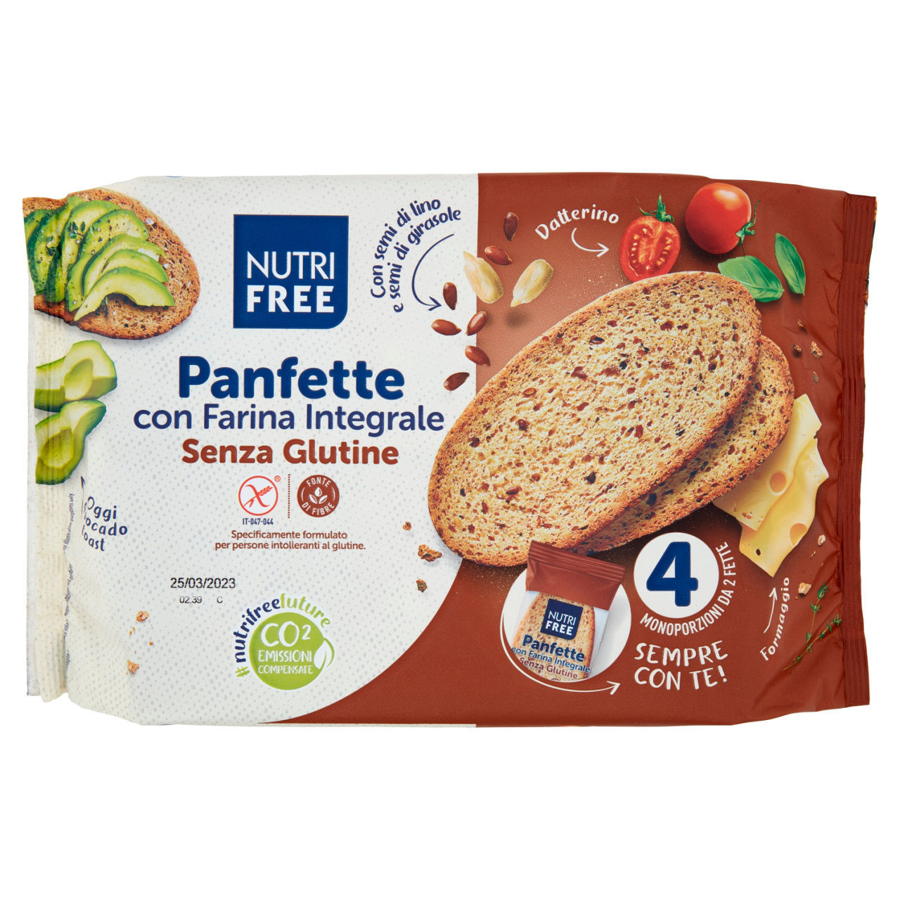 Panfette con farina integrale Nutrifree senza glutine 340 g