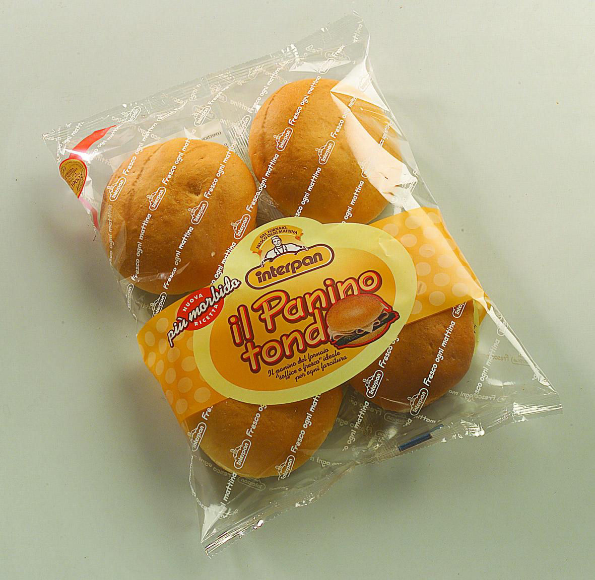 Panini Interpan tondo 200 g conf. da 4 pezzi