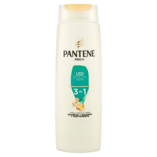 Pantene Pro-V 3in1 Shampoo Balsamo Trattamento Lisci Effetto Seta 225 ml