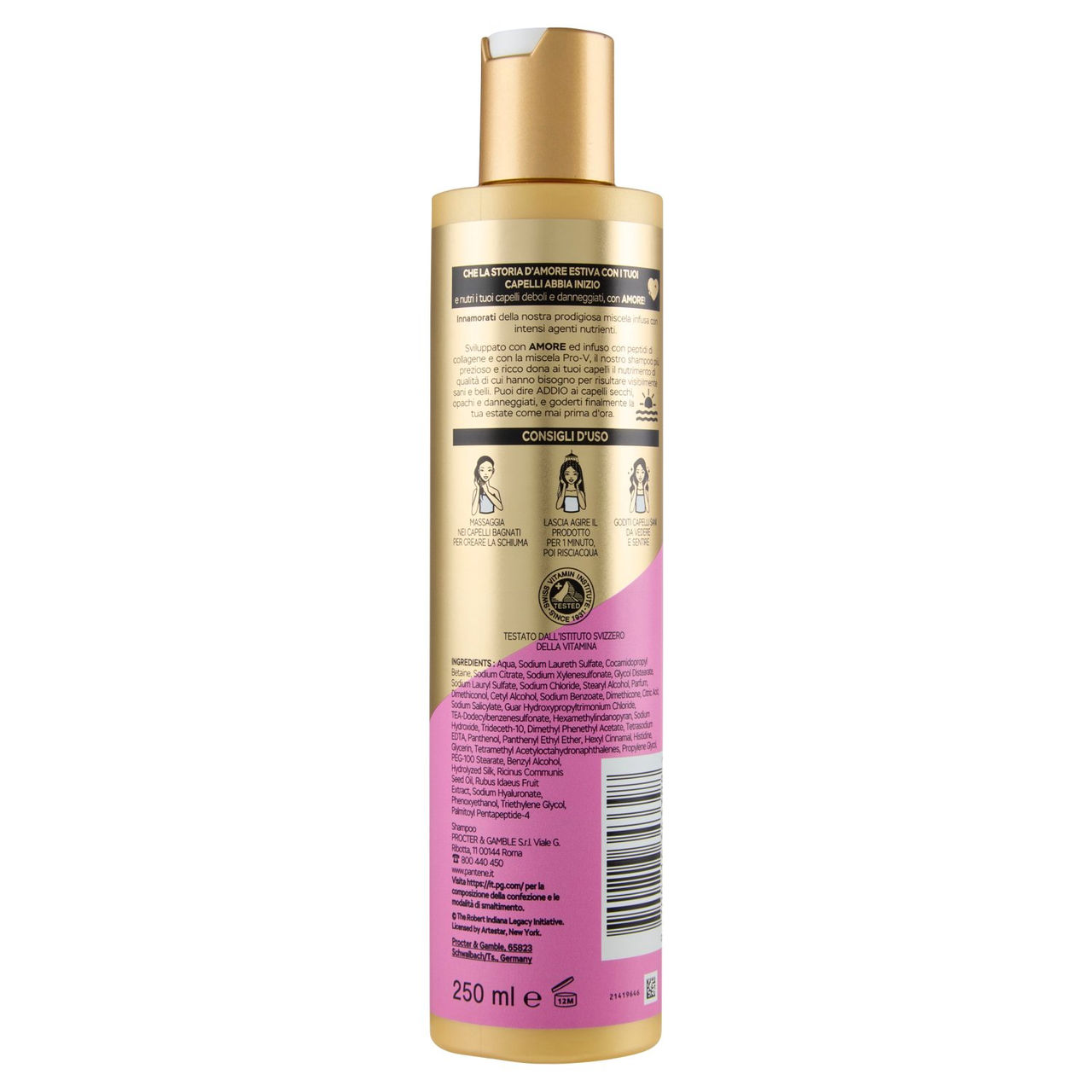 Pantene Pro-V Rigenera e Protegge Miracle Shampoo Love 250 ml