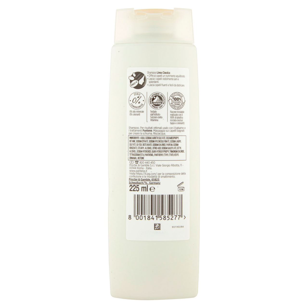 Pantene Shampoo Linea Classica 225 ml