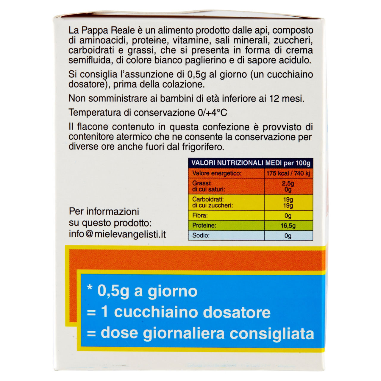 Pappa reale Miele Vangelisti  10 g
