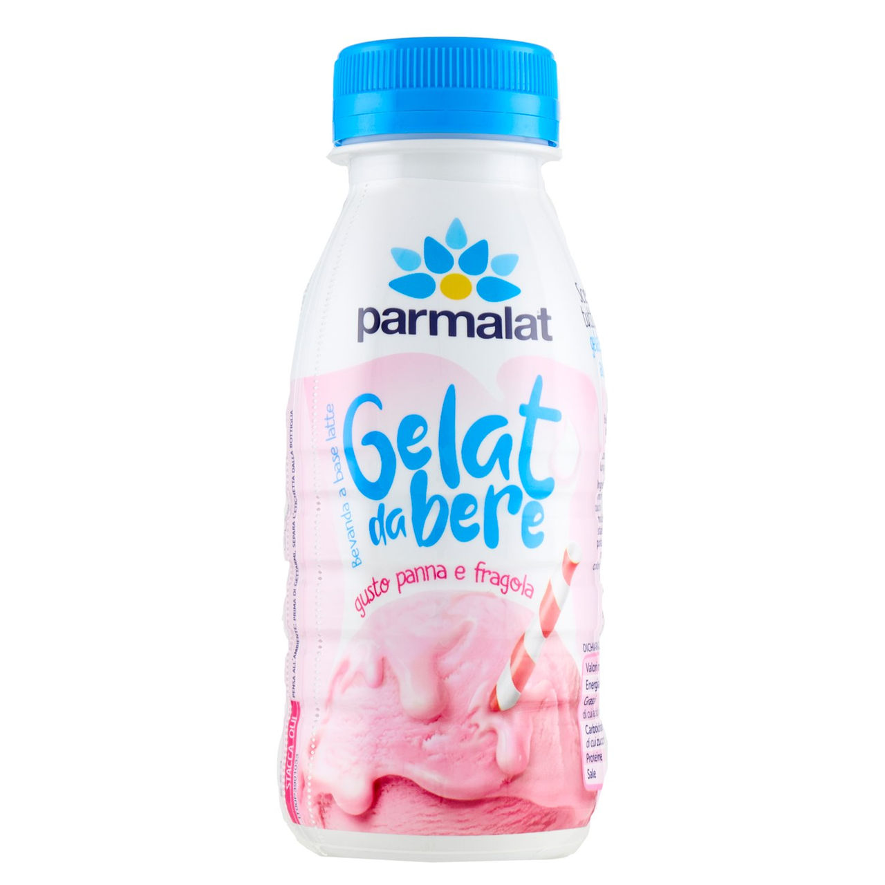 parmalat Gelat da Bere UHT Panna e Fragola 250ml