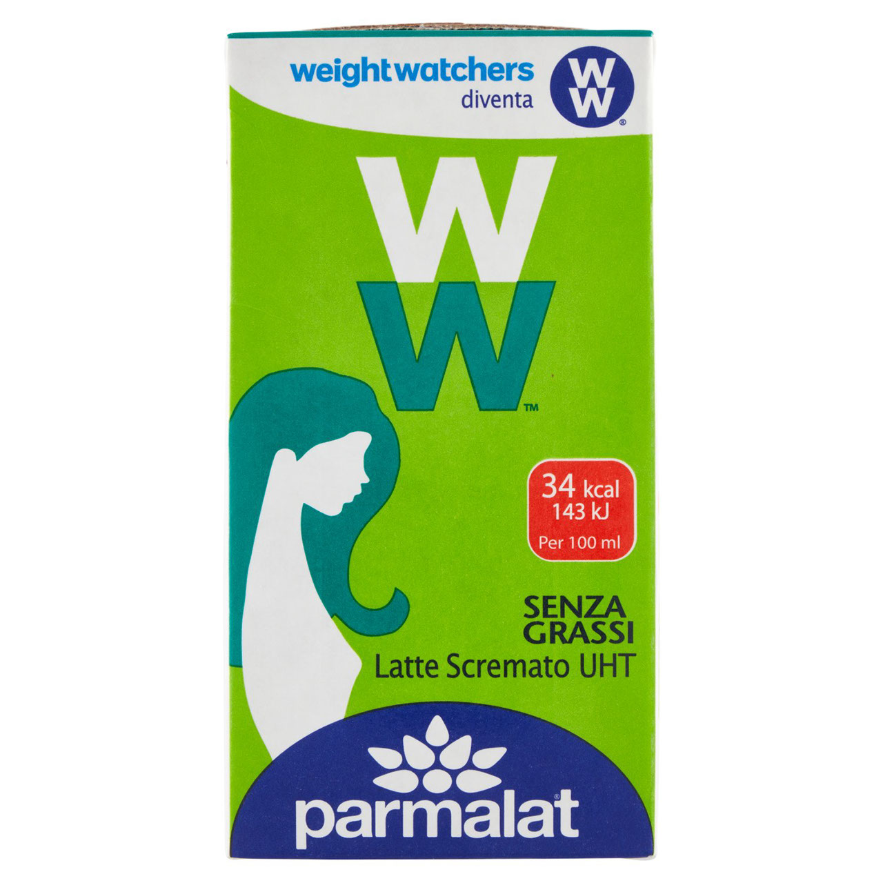 parmalat WW Latte Scremato UHT 500 ml