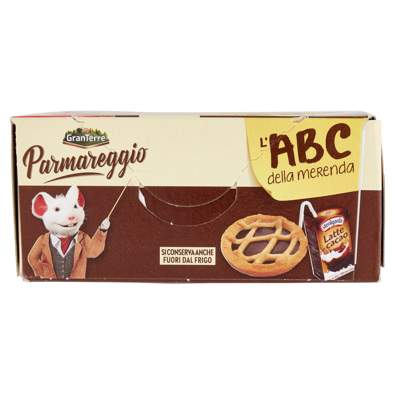 Parmareggio l'ABC della merenda con Crostatina al Cacao