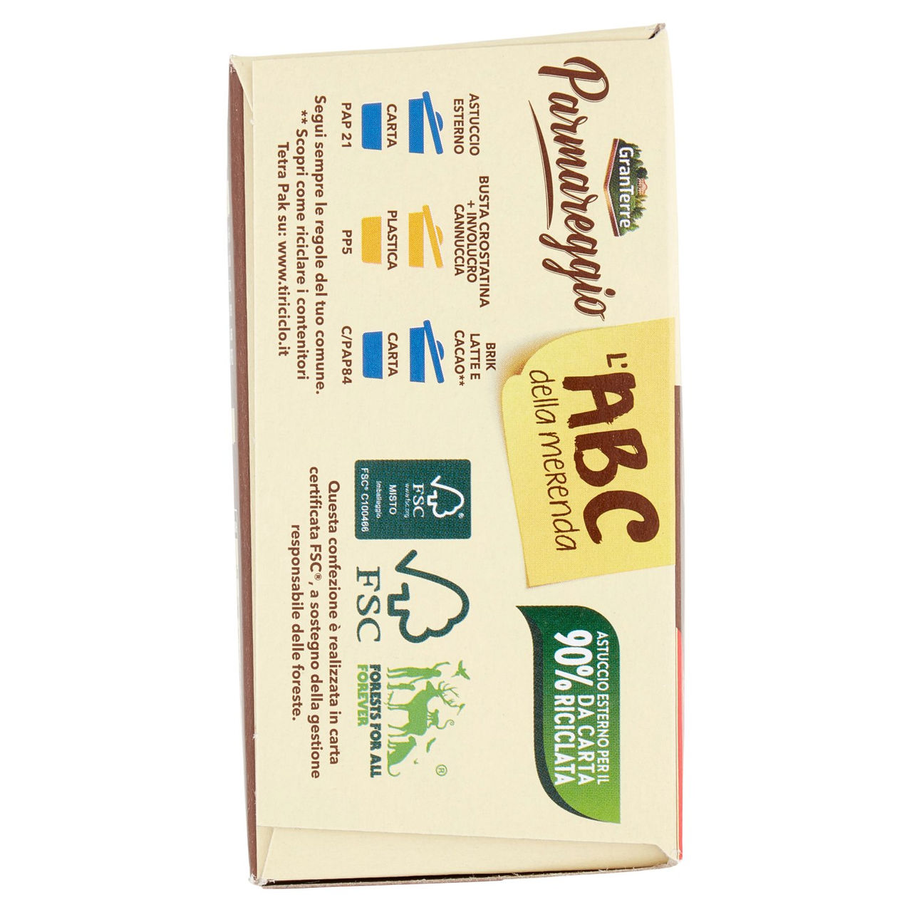 Parmareggio l'ABC della merenda con Crostatina al Cacao
