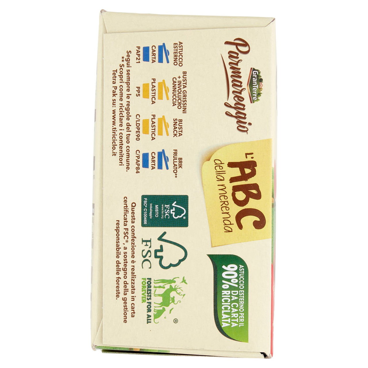 Parmareggio l'ABC della merenda con Parmigiano Reggiano