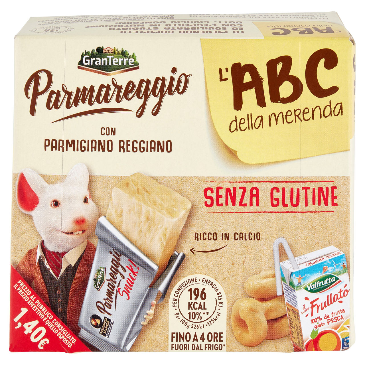 Parmareggio l'ABC della merenda con Parmigiano Reggiano e Taralli Senza Glutine
