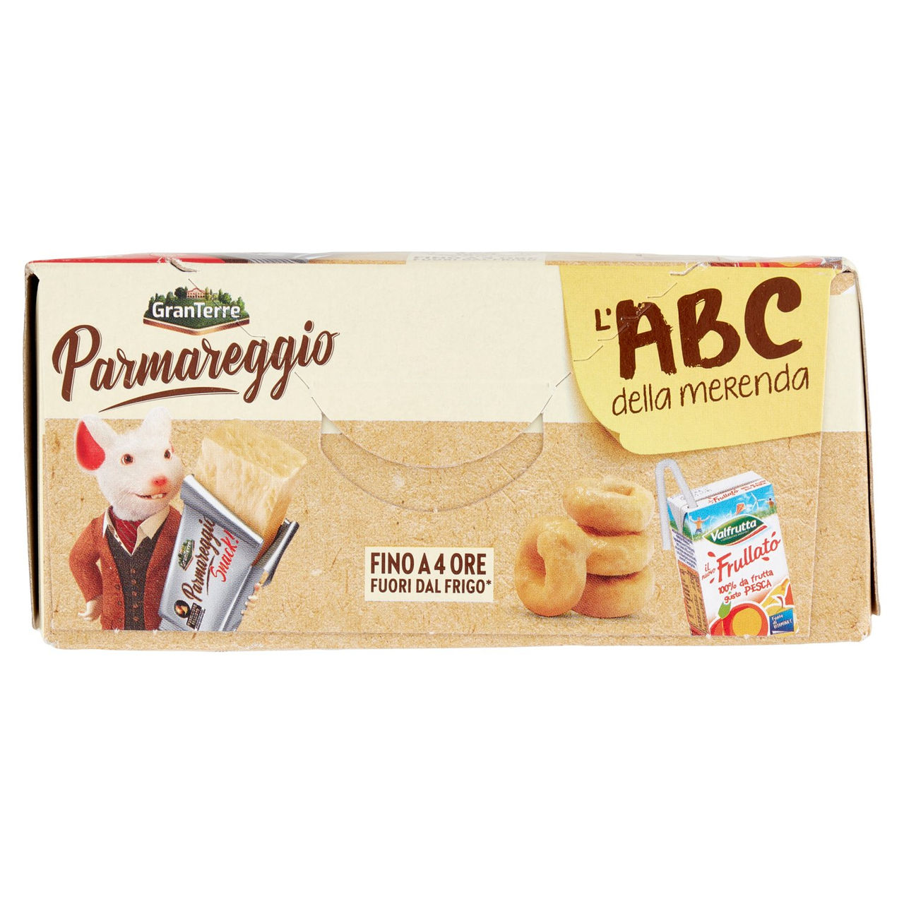 Parmareggio l'ABC della merenda con Parmigiano Reggiano e Taralli Senza Glutine