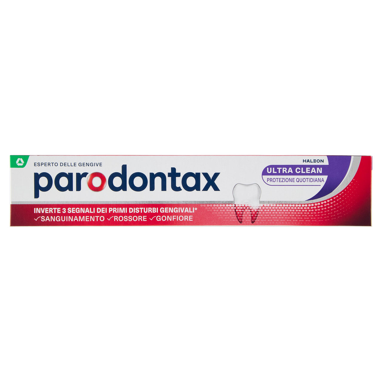 Parodontax ultra clean dentifricio quotidiano con fluoro per gengive più sane e denti forti 75 ml