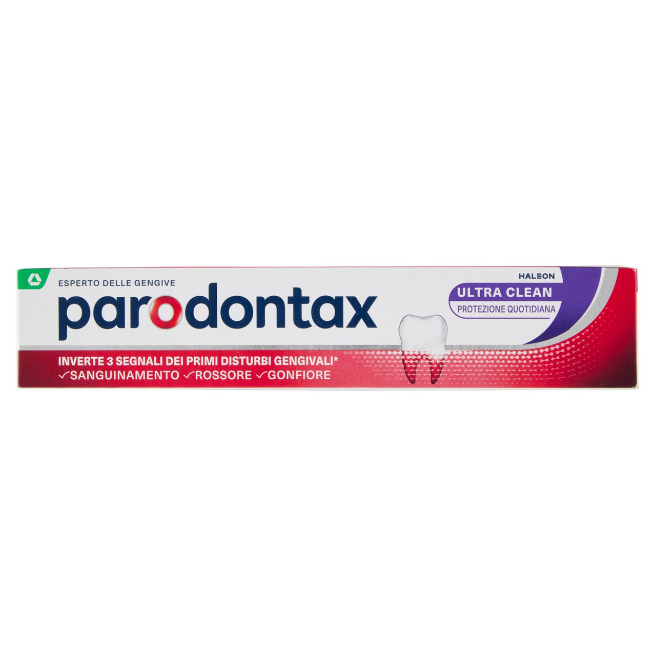 Parodontax ultra clean dentifricio quotidiano con fluoro per gengive più sane e denti forti 75 ml