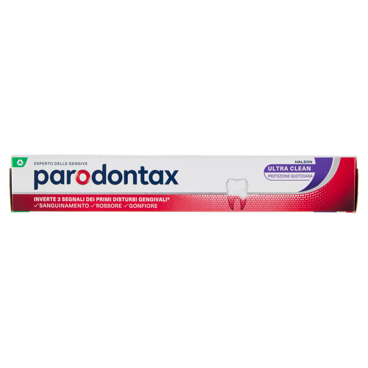 Parodontax ultra clean dentifricio quotidiano con fluoro per gengive più sane e denti forti 75 ml