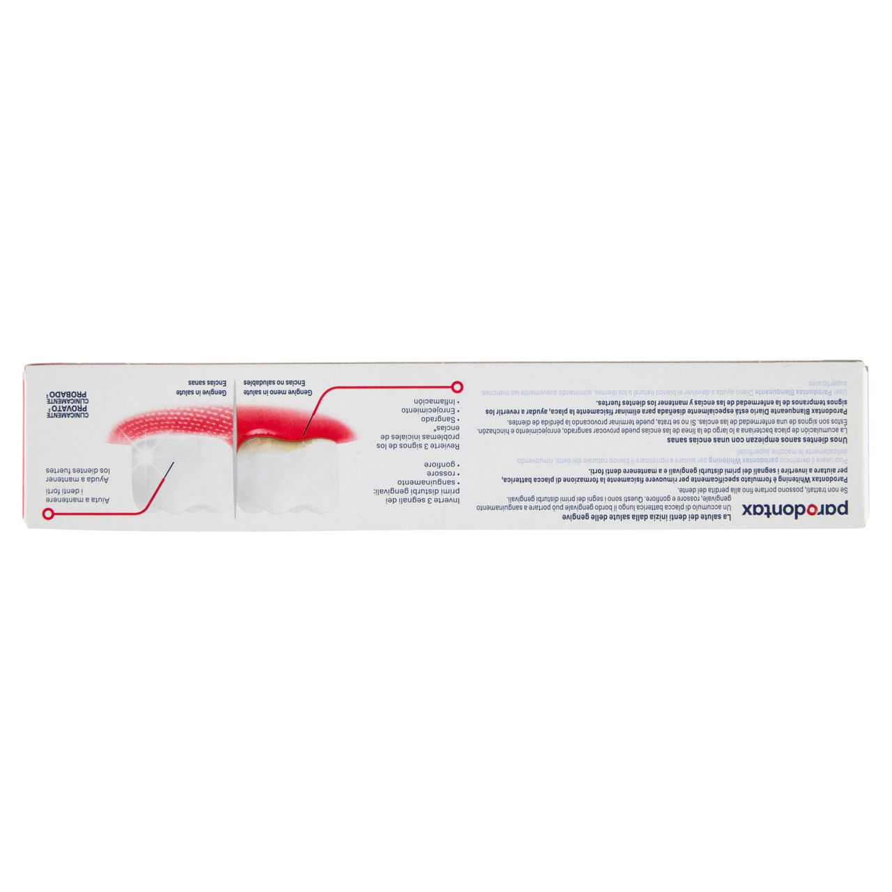 Parodontax whitening dentifricio quotidiano con fluoro per gengive più sane e denti forti 75 ml