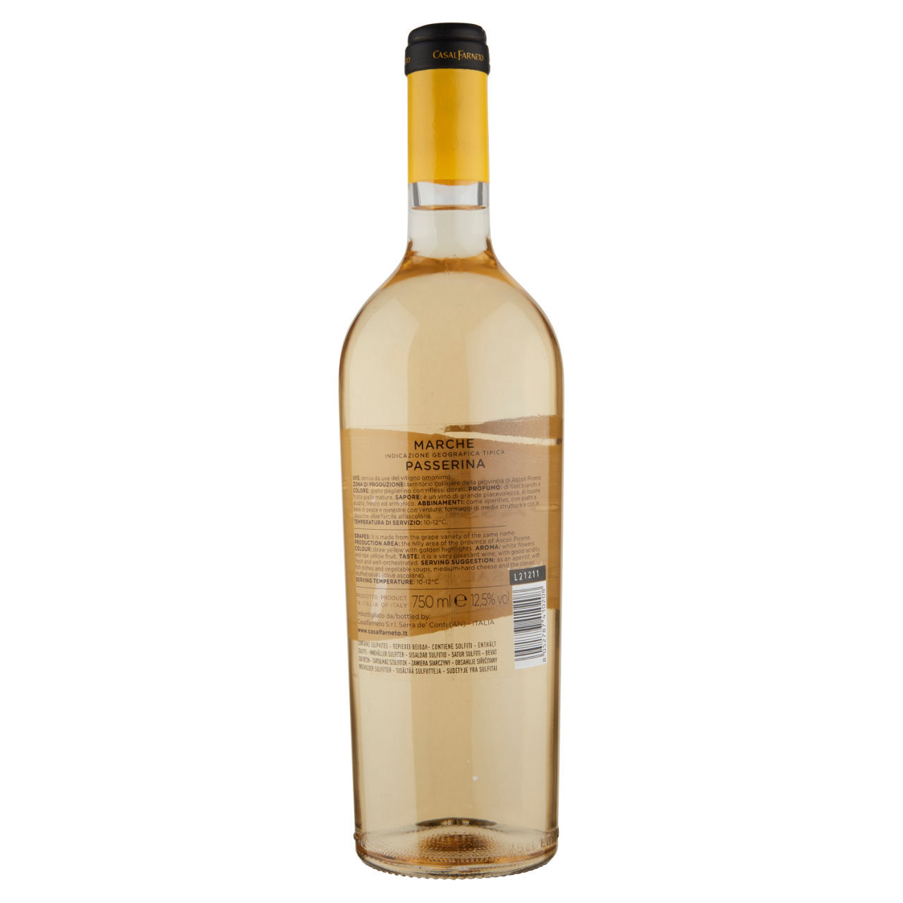 Passerina Marche IGT CasalFarneto  750 ml