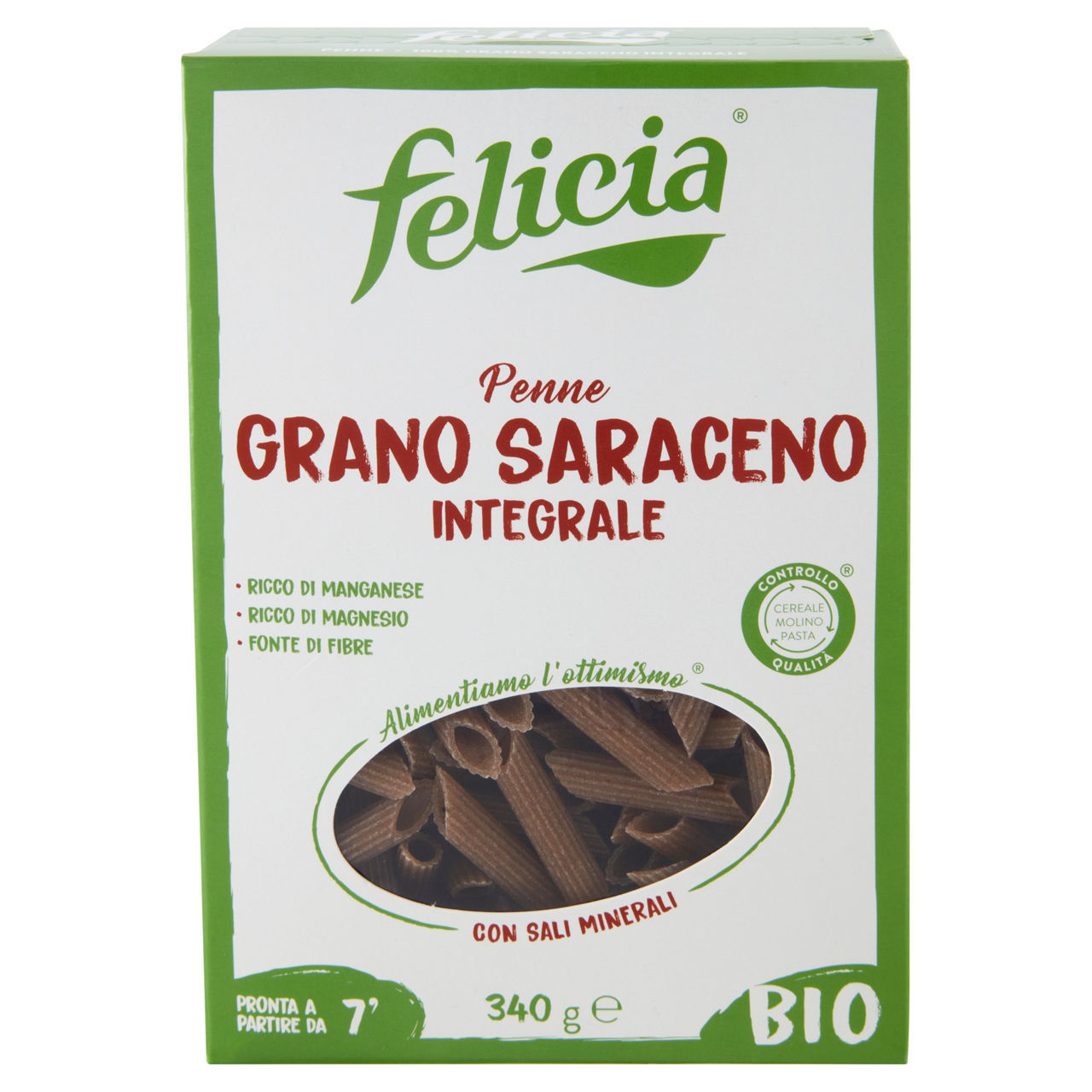 Pasta di Grano Saraceno Integrale bio Felicia penne 340 g