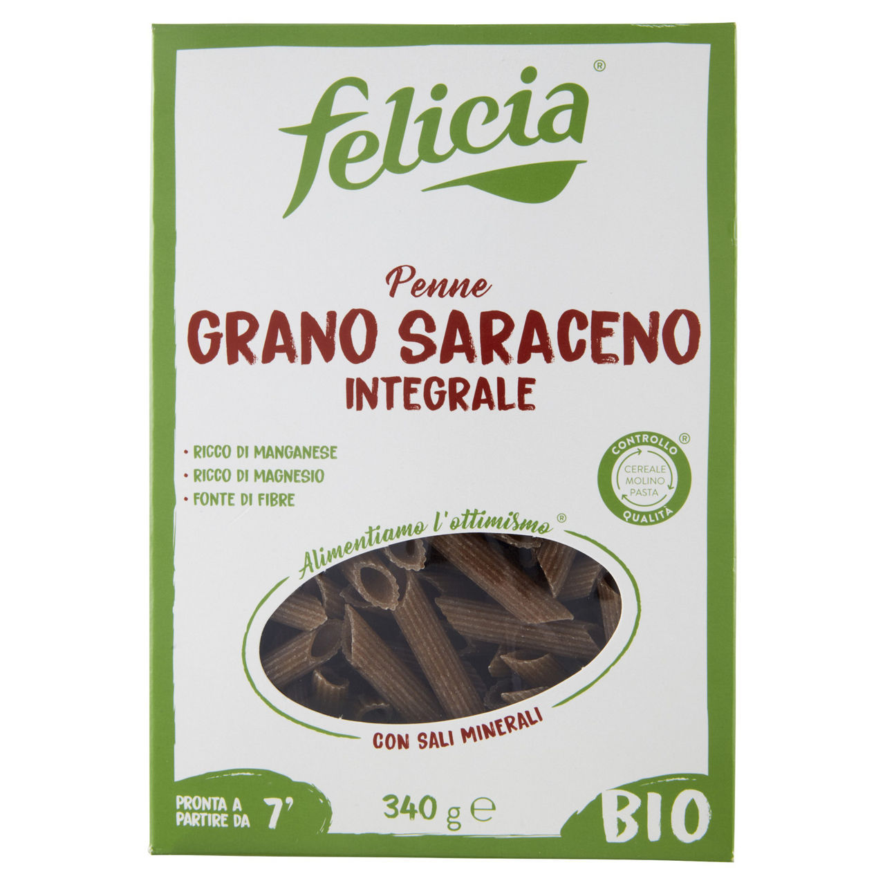 Pasta di Grano Saraceno Integrale bio Felicia penne 340 g