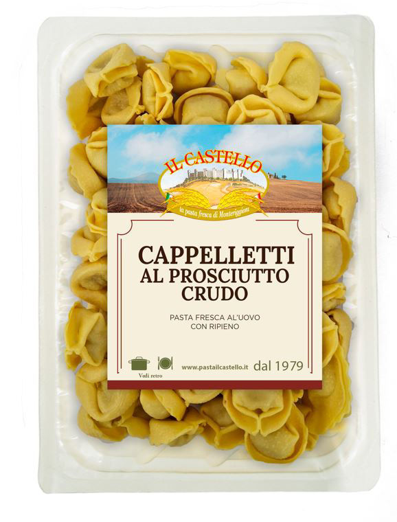 Pasta fresca ripiena Il Castello cappelletti al prosciutto crudo 250 g