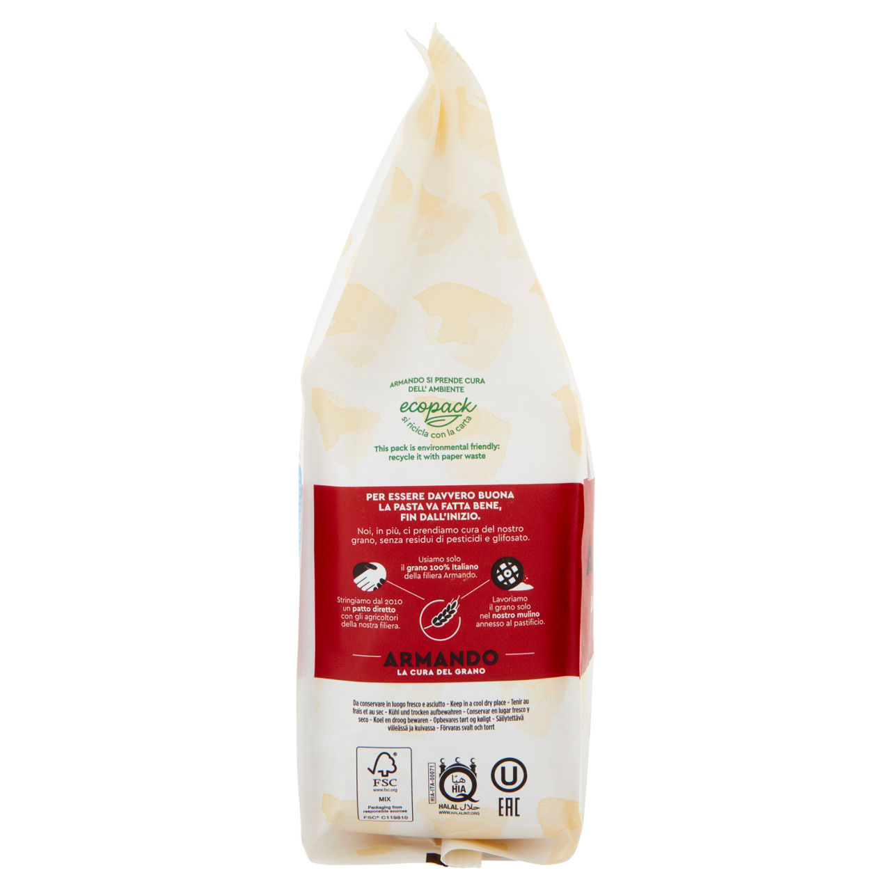 Pasta trafilata al bronzo Armando la mezza manica 500 g