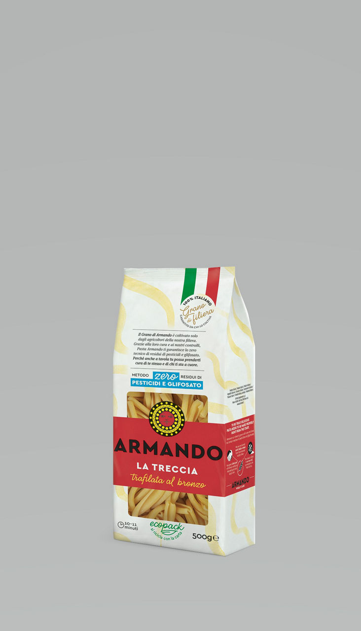 Pasta trafilata al bronzo Armando la treccia 500 g