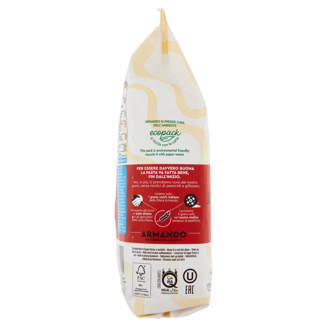 Pasta trafilata al bronzo Armando la treccia 500 g