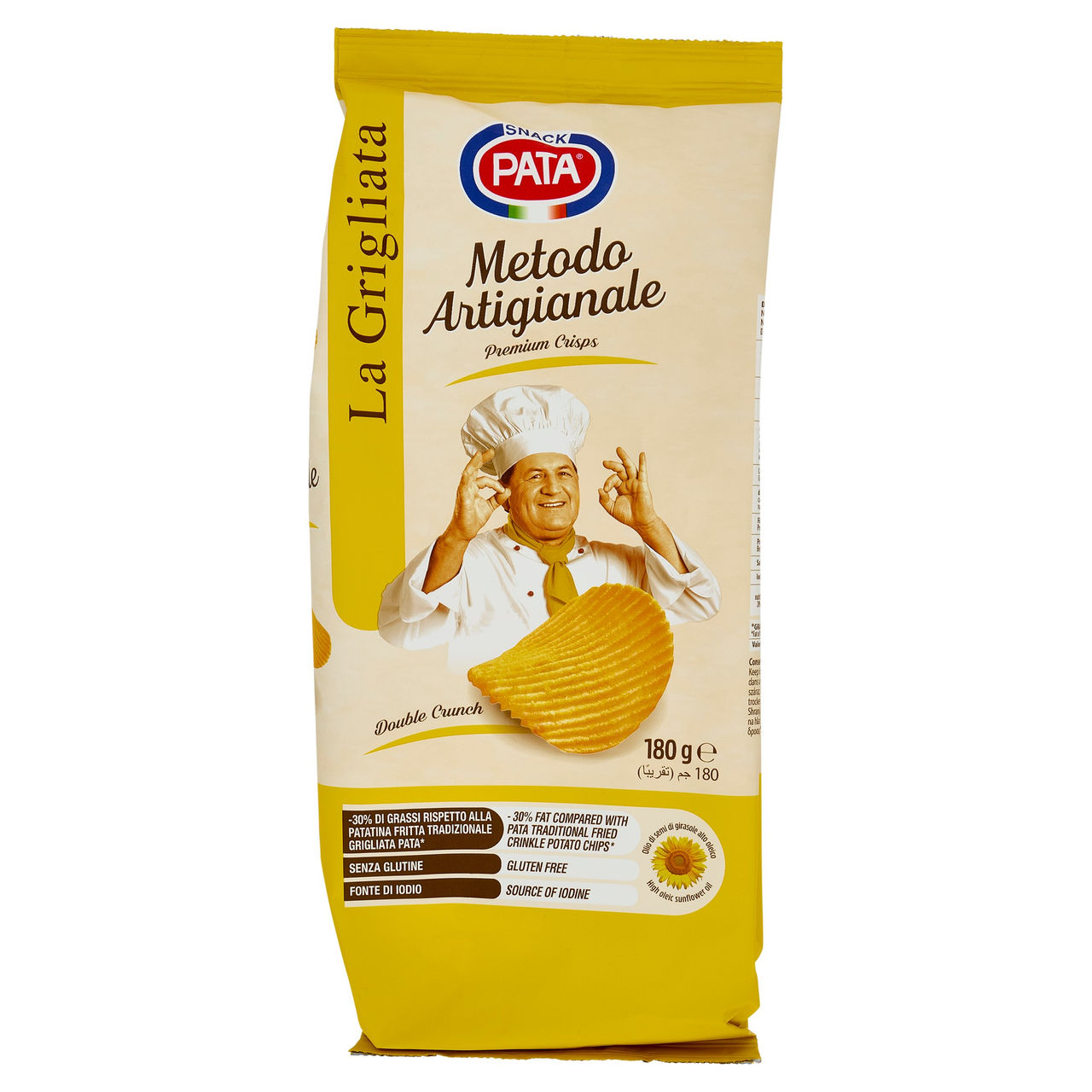 Pata la Grigliata Metodo Artigianale Double Crunch 180 g