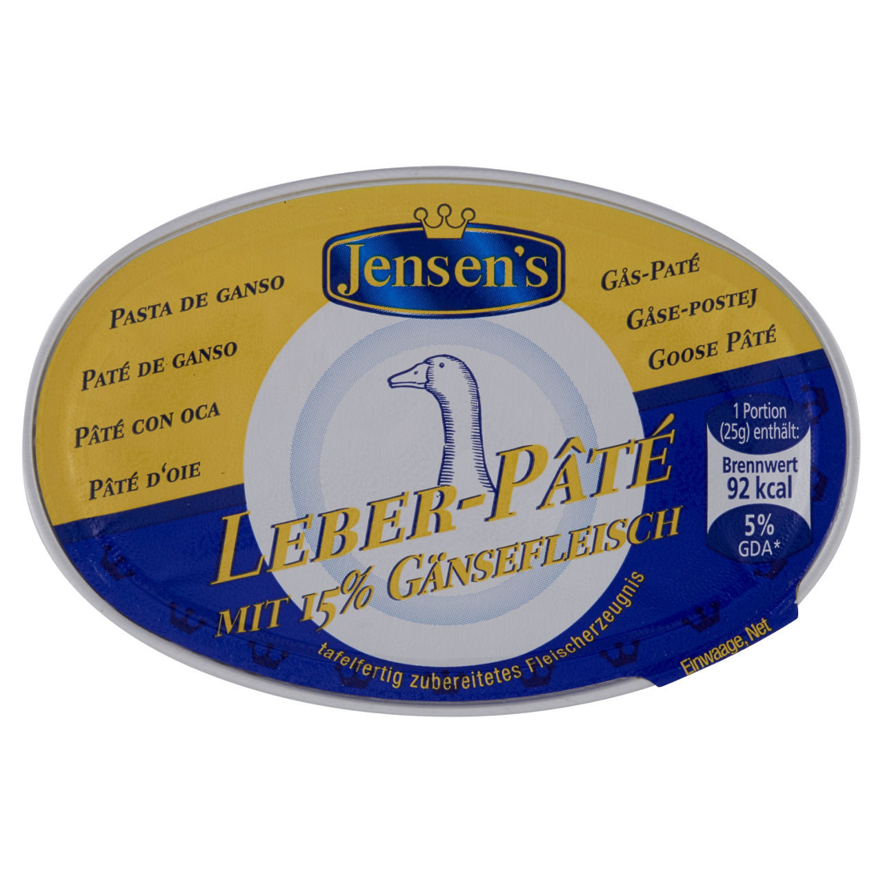 Pâté Jensen's con oca 80 g