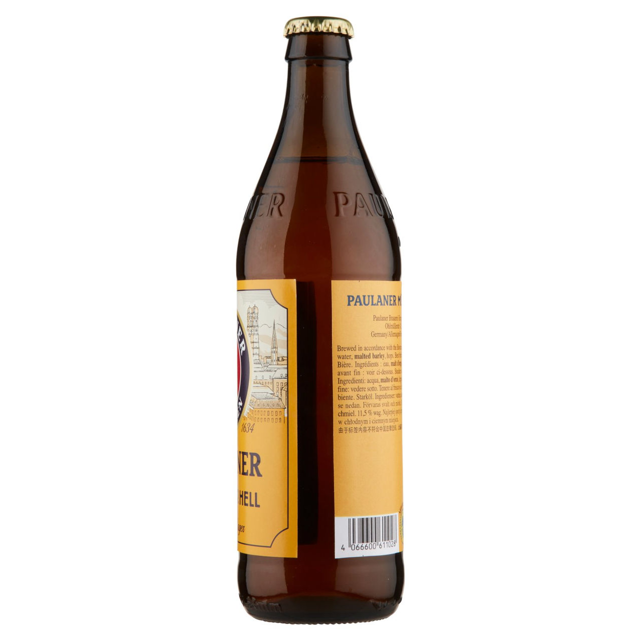 Paulaner Münchner Hell Munich Lager IGP 0,5 l