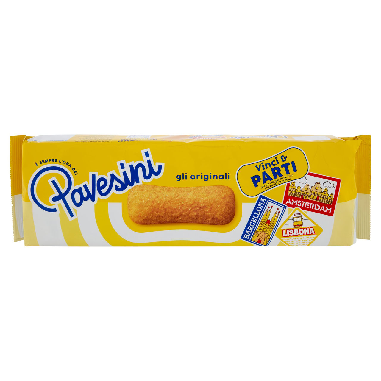 Pavesi Pavesini Classici Snack Goloso Biscotti Leggeri per Colazione Tiramisù 200g