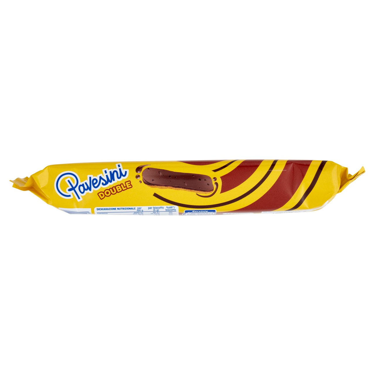 Pavesi Pavesini Double Biscotti con Fondo di Cioccolato 60g