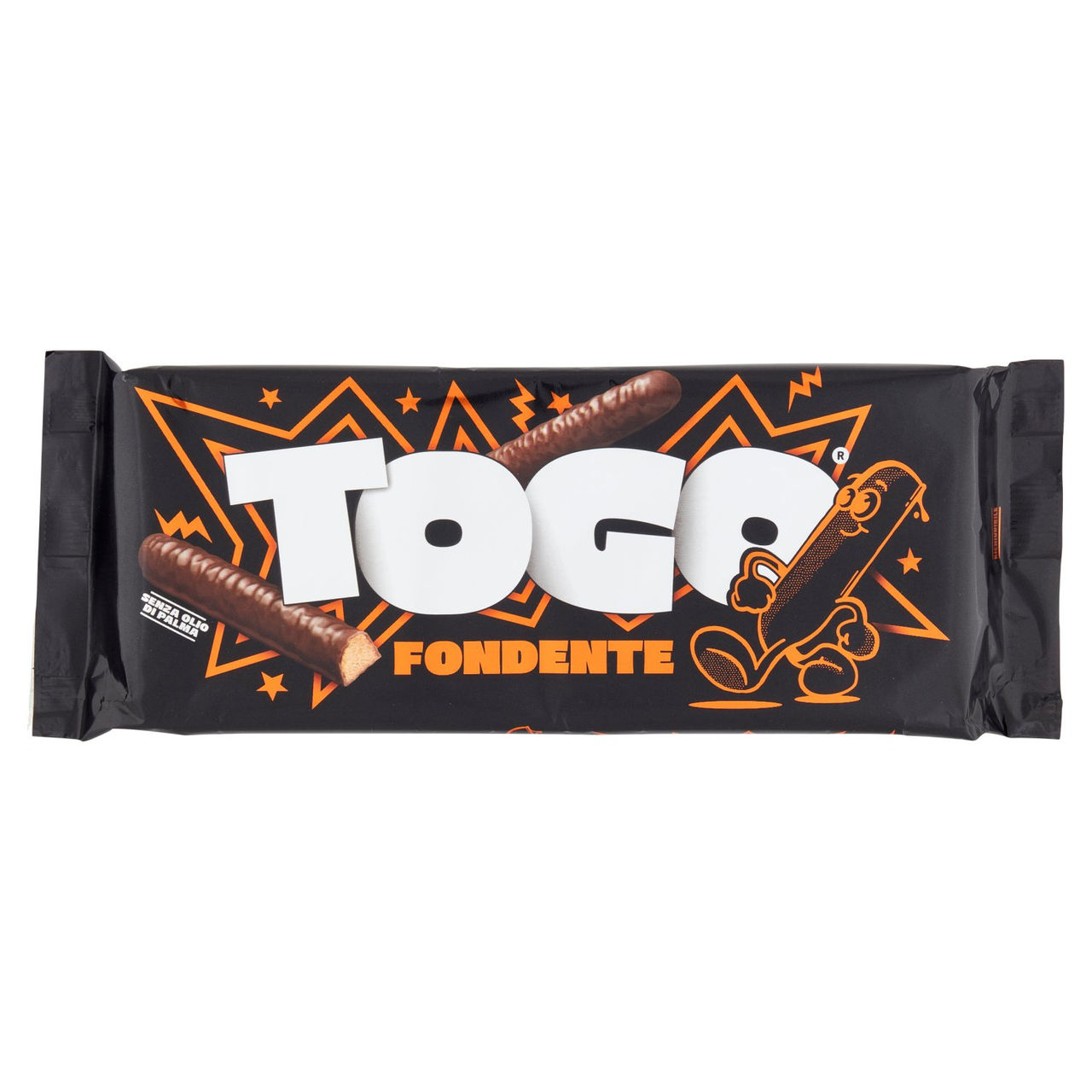 Pavesi Togo Fondente Snack Biscotto Ricoperto con Cioccolato Fondente 120g