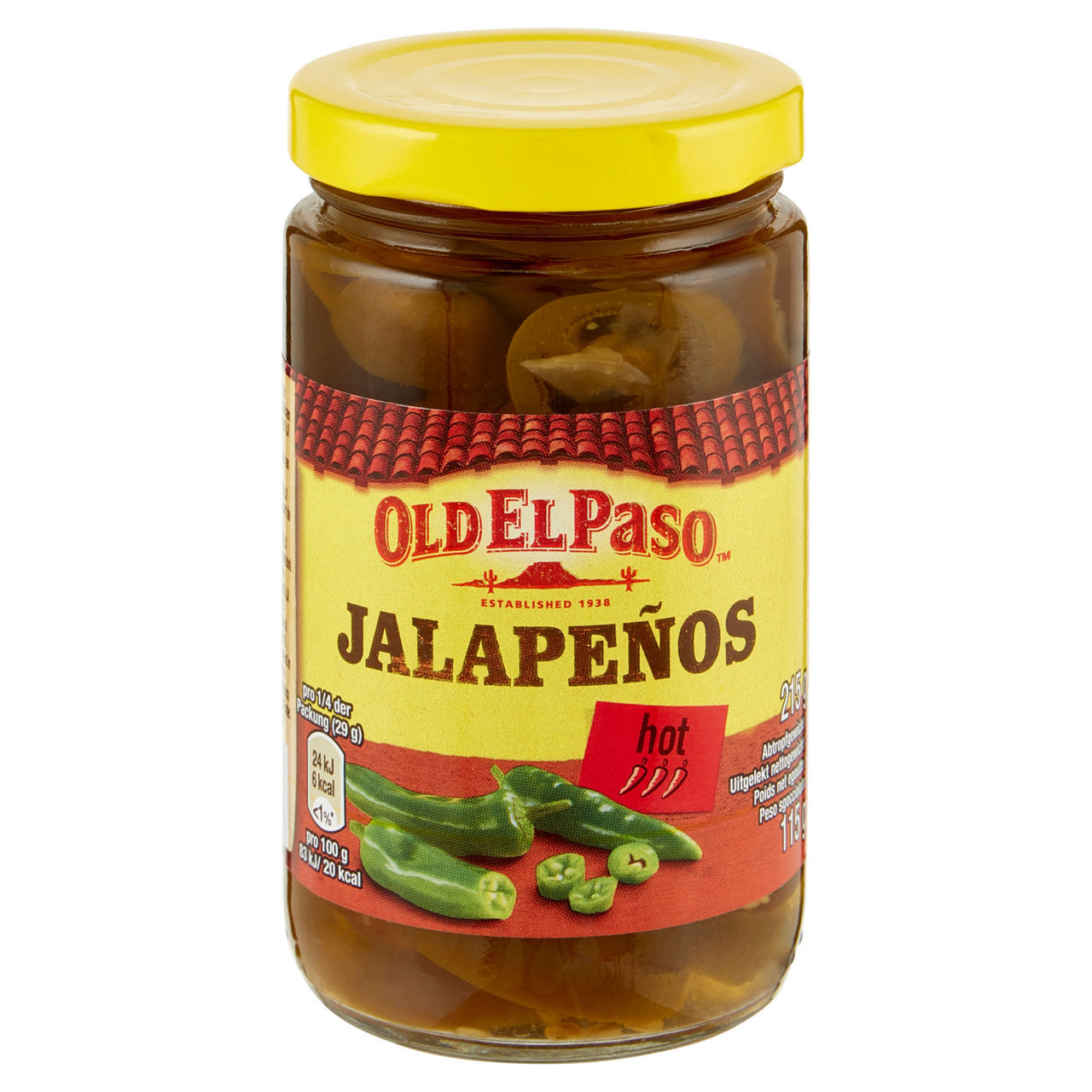 Peperoncini Jalapenos Old El Paso  215/115 g