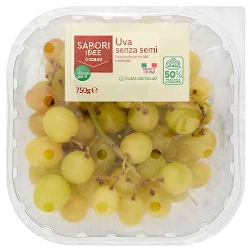 Percorso Qualità Uva senza semi Sugra35 Autumncrisp Italia 750 g Sapori & Idee Conad