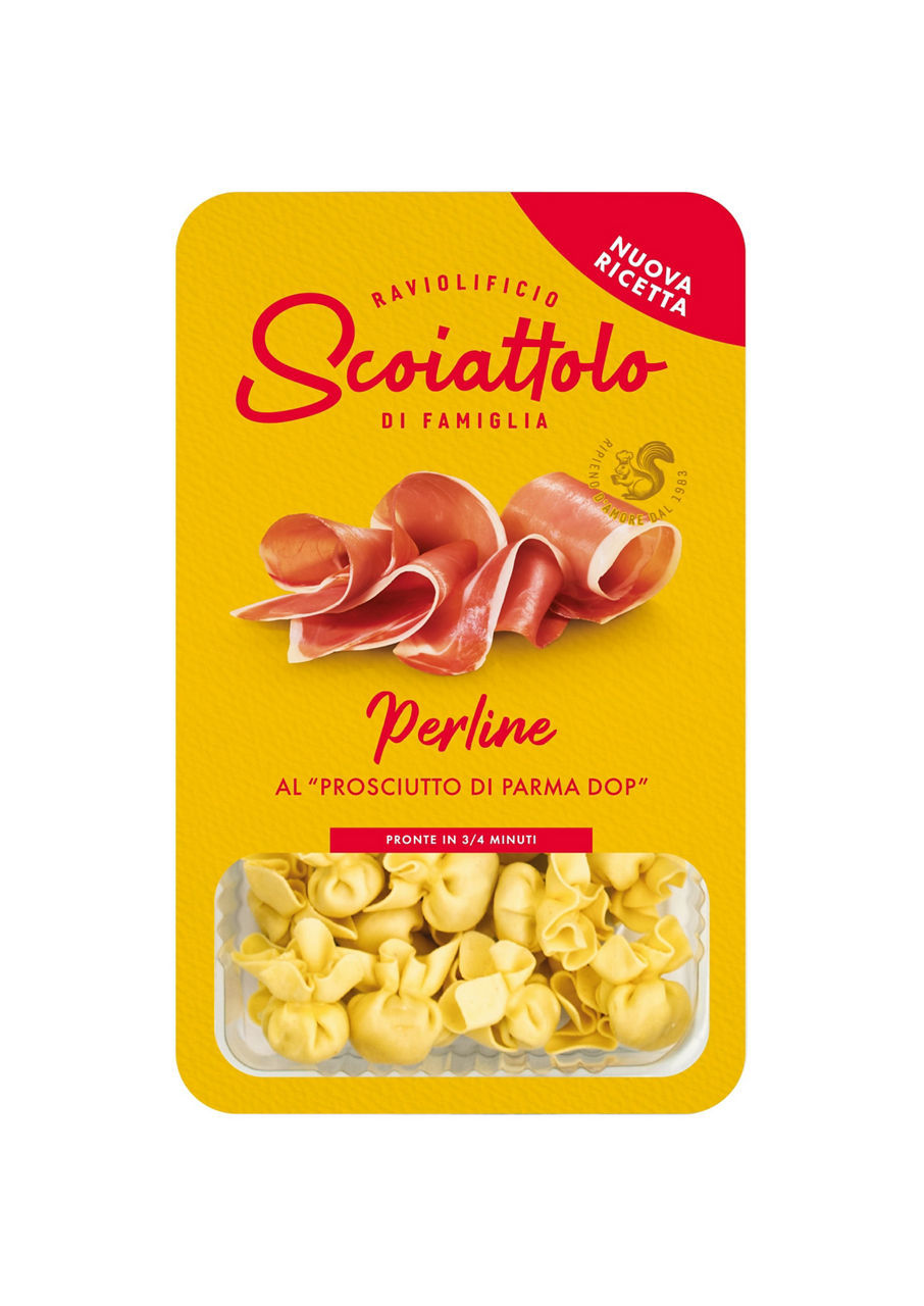 Perline Raviolificio lo Scoiattolo al prosciutto di Parma DOP 200 g