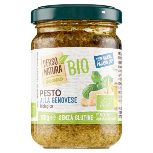 Pesto alla Genovese Biologico 130 g Verso Natura Bio Conad