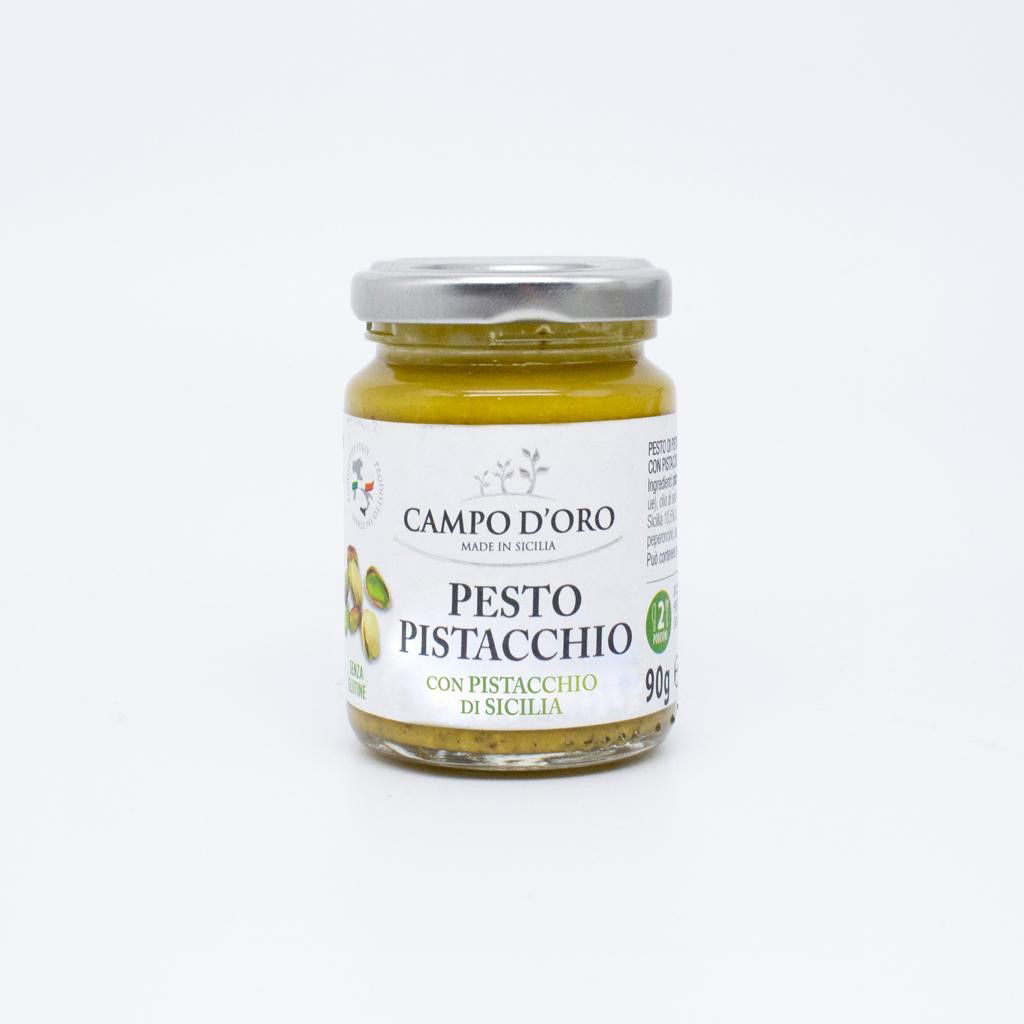 Pesto di pistacchio Campo d'Oro con pistacchio di Sicilia 90 g