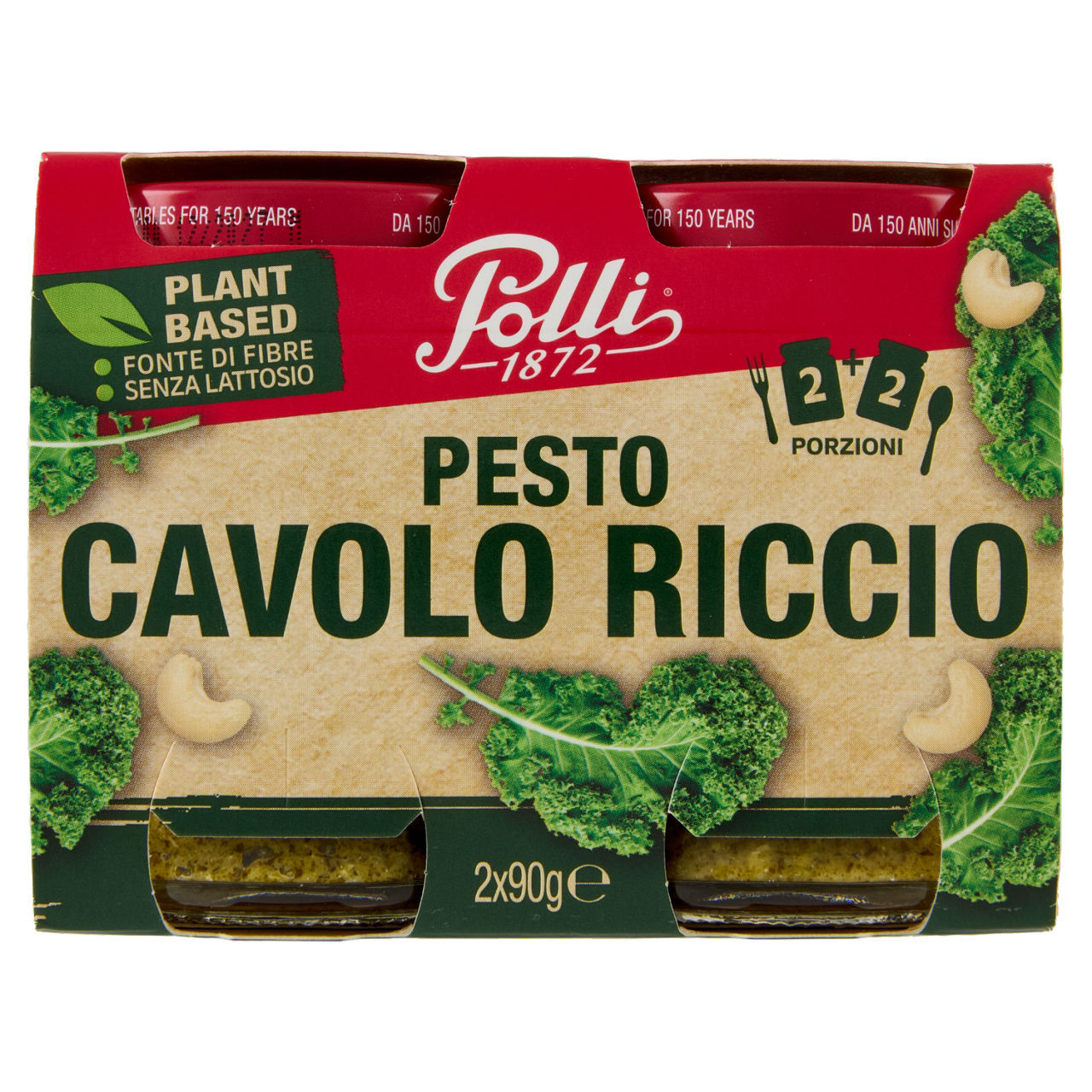 Pesto Polli cavolo riccio conf 2x90 g