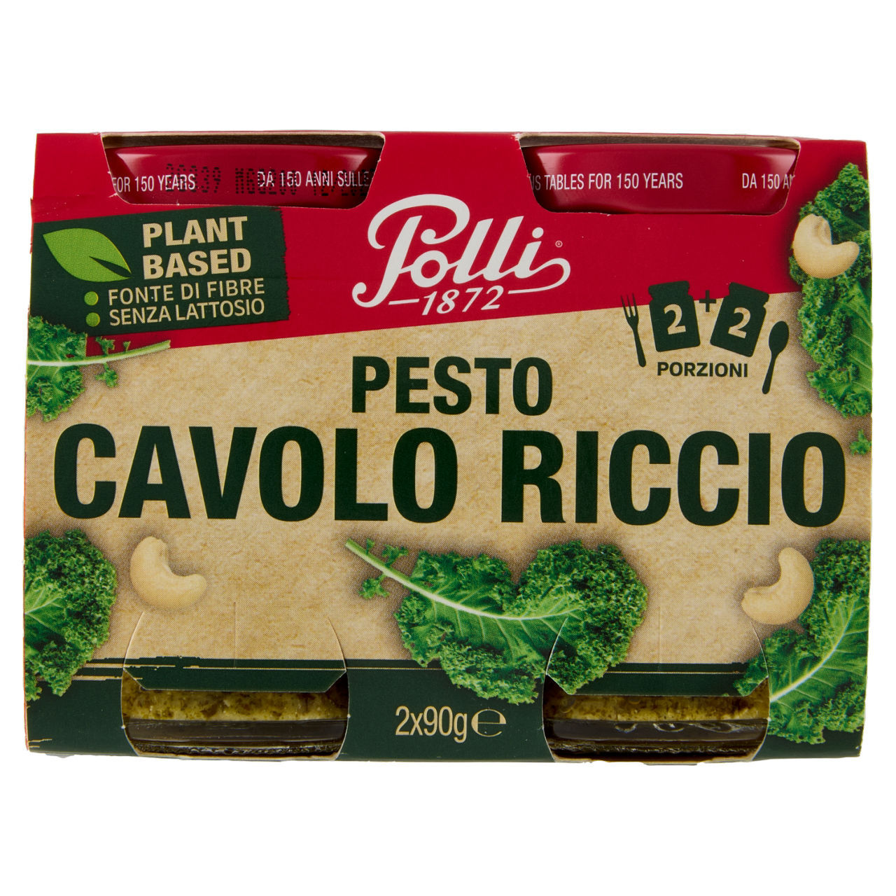 Pesto Polli cavolo riccio conf 2x90 g