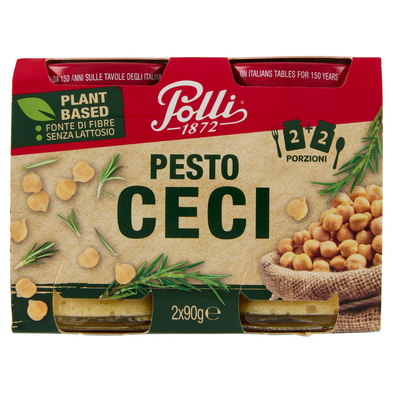 Pesto Polli ceci conf. 2x90 g