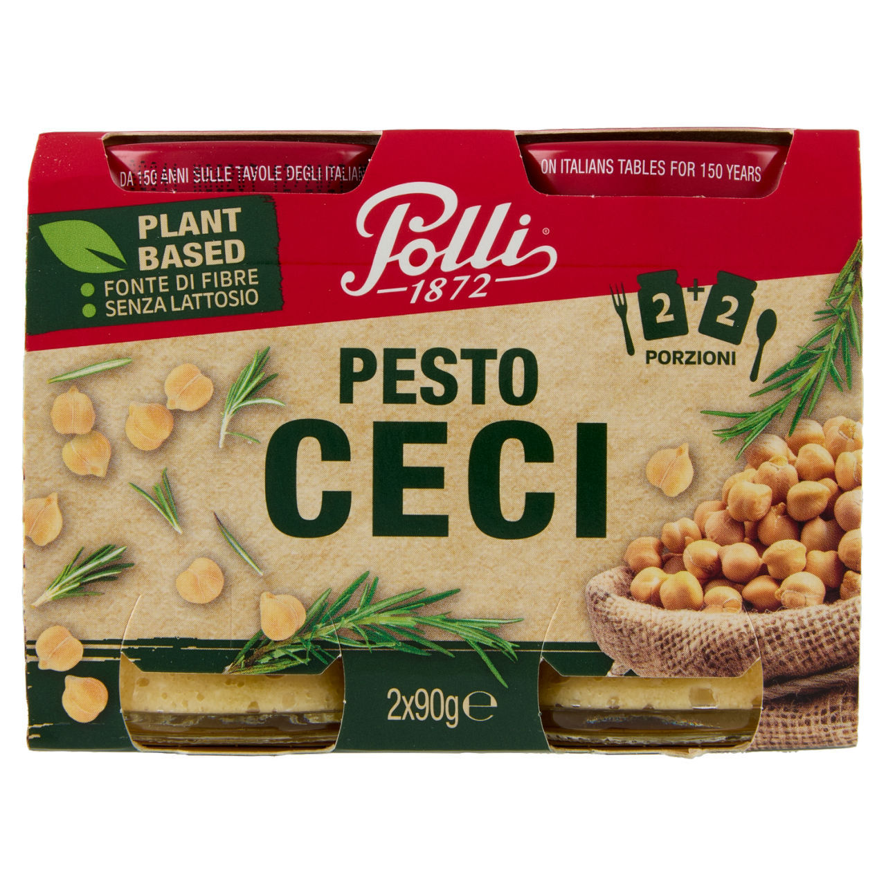 Pesto Polli ceci conf. 2x90 g