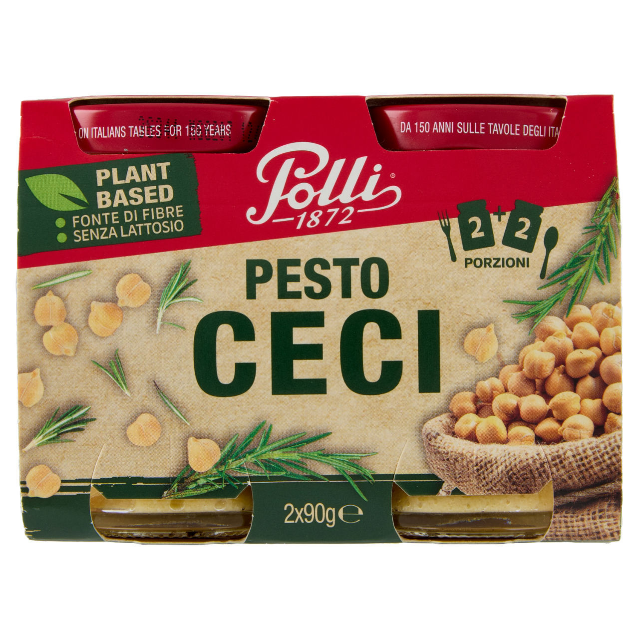 Pesto Polli ceci conf. 2x90 g