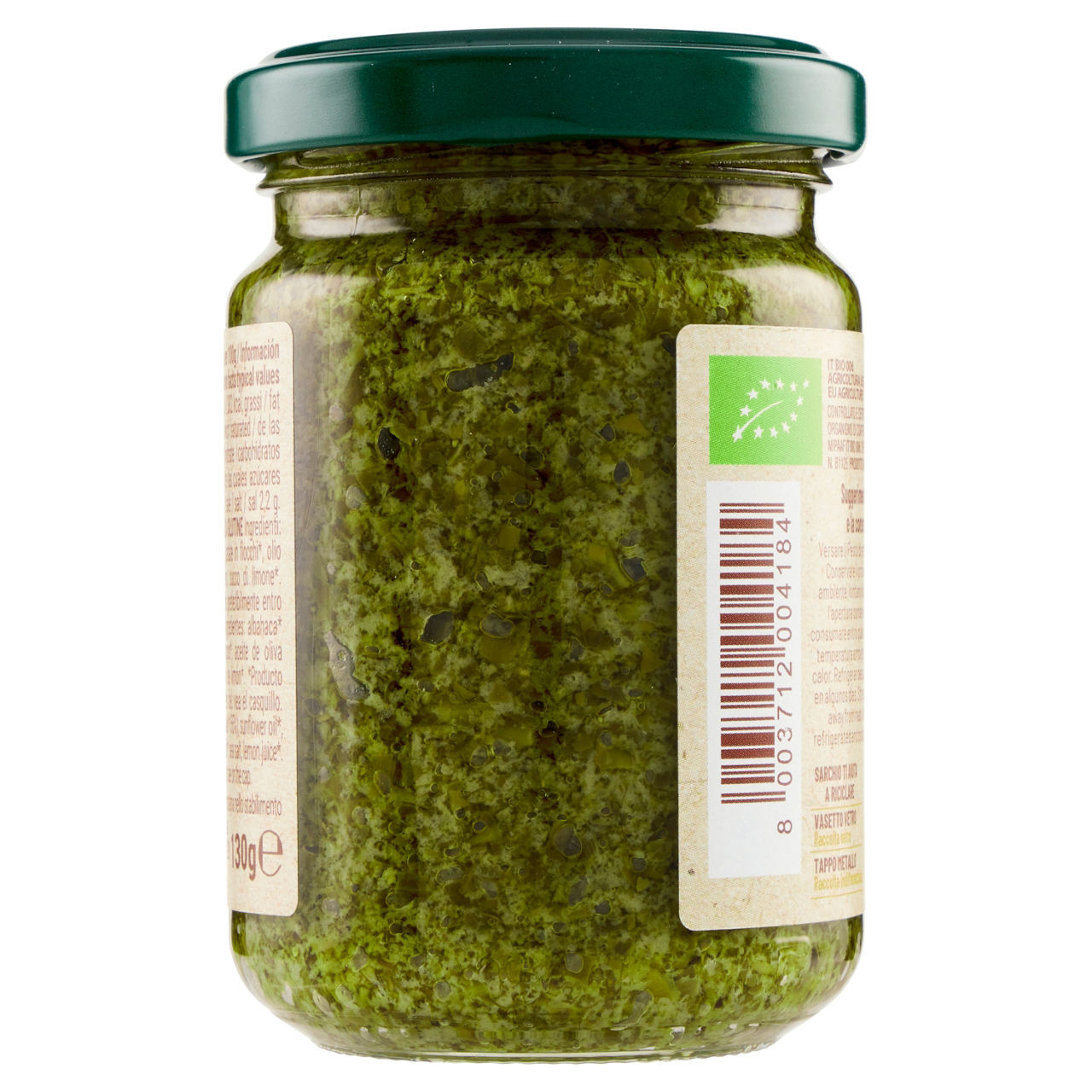 Pesto Sarchio bio, senza glutine 130g