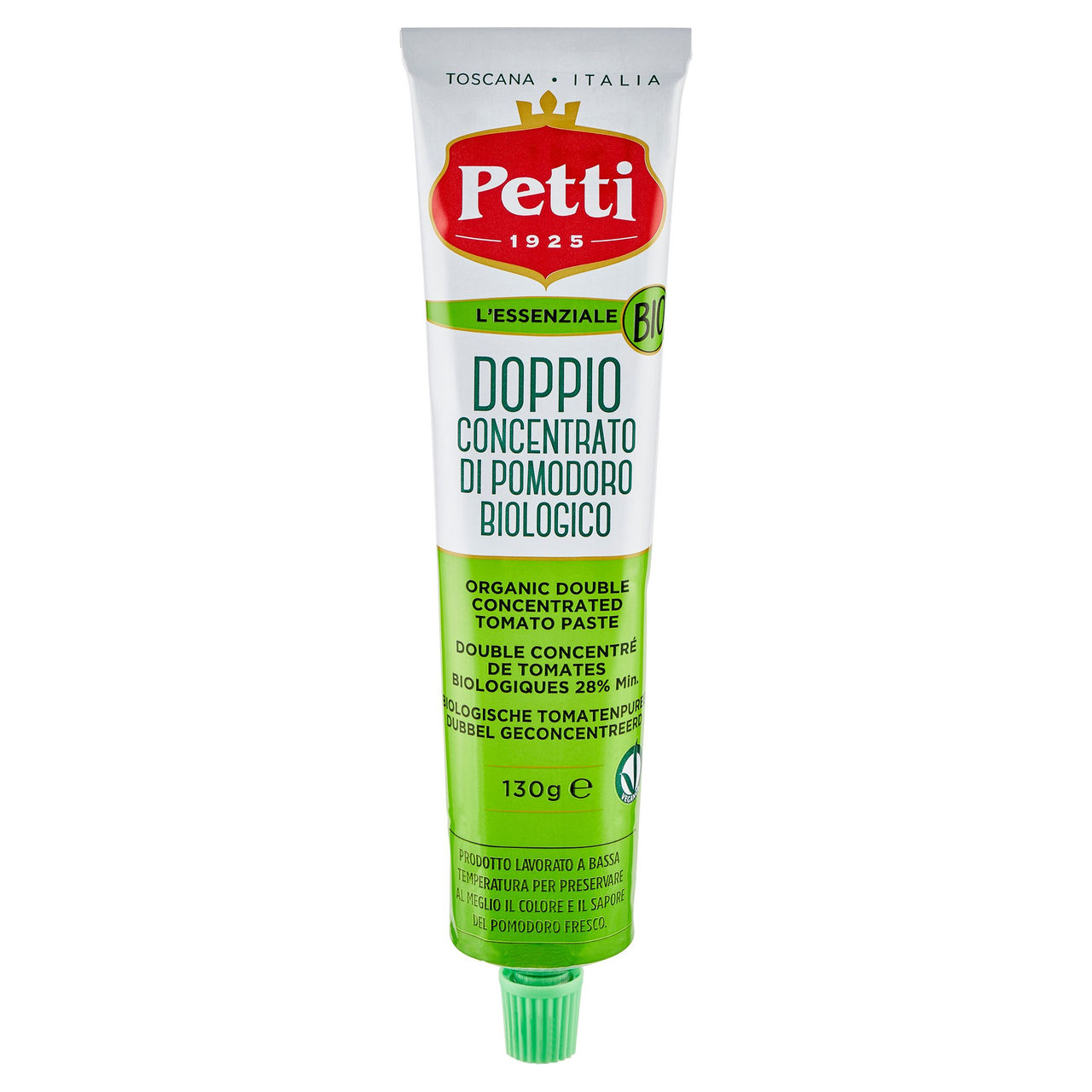 Petti "L'essenziale BIO" Doppio concentrato di pomodoro biologico 130 g