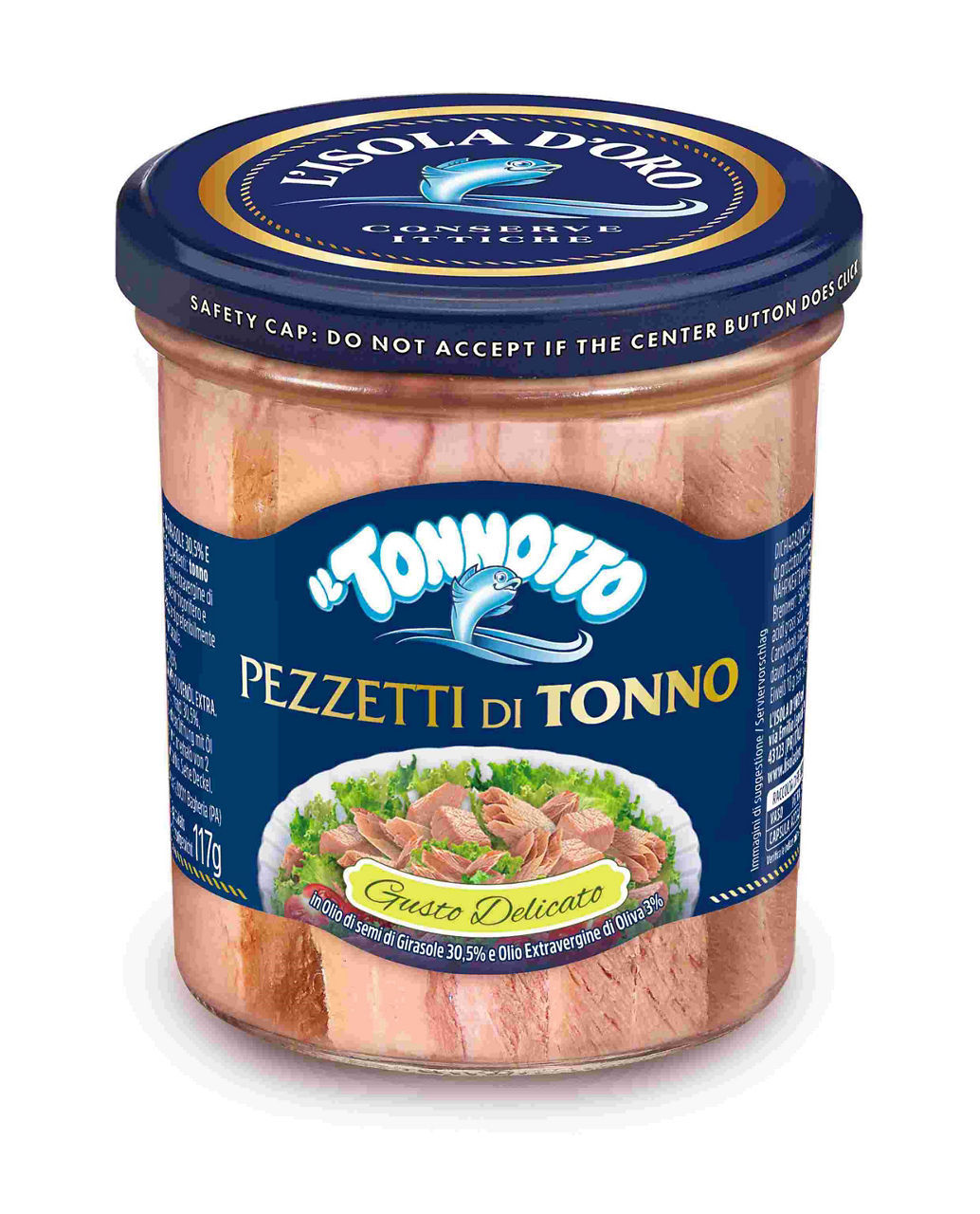 pezzetti di tonno l'isola d'oro  180 g