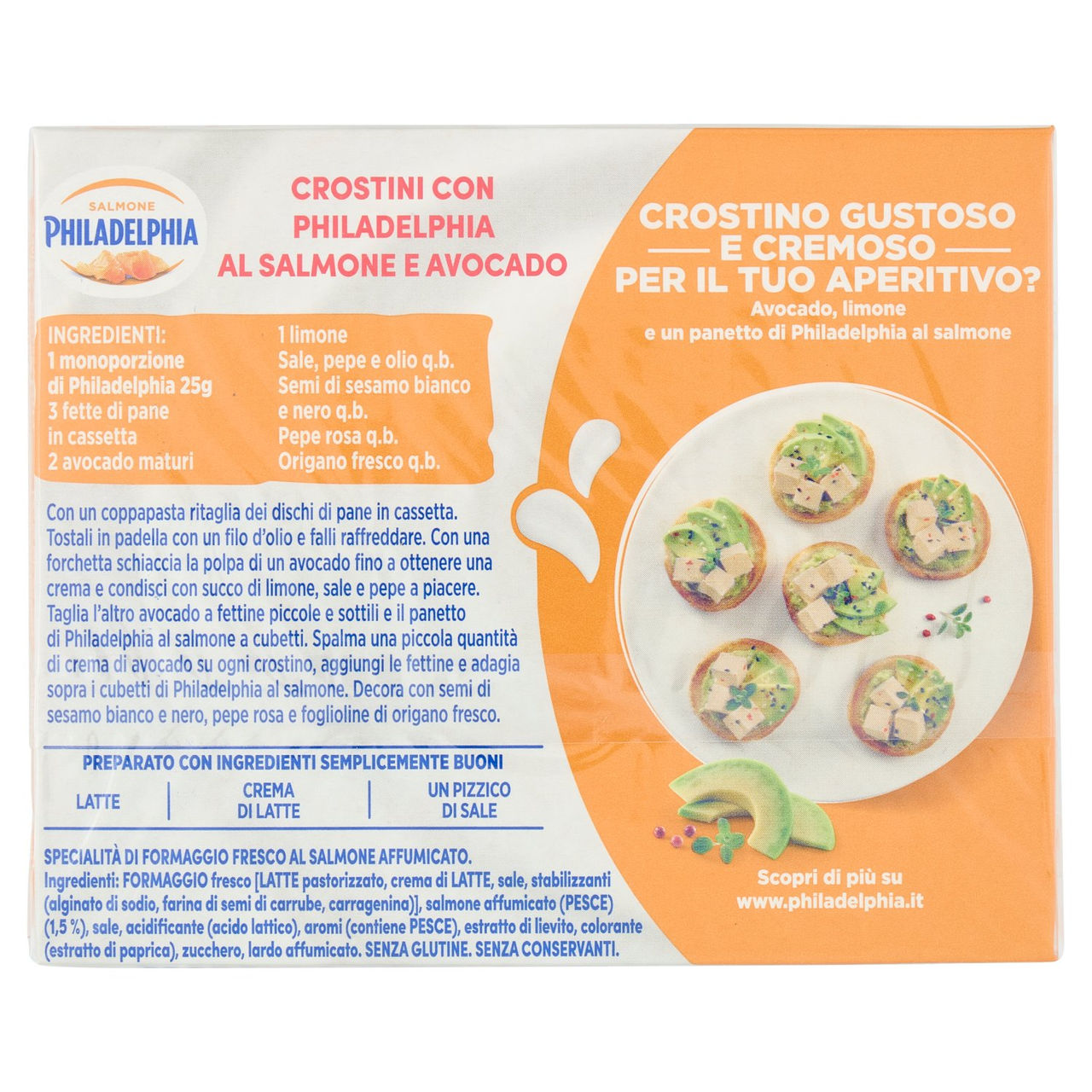 Philadelphia Salmone 6 x 25 g