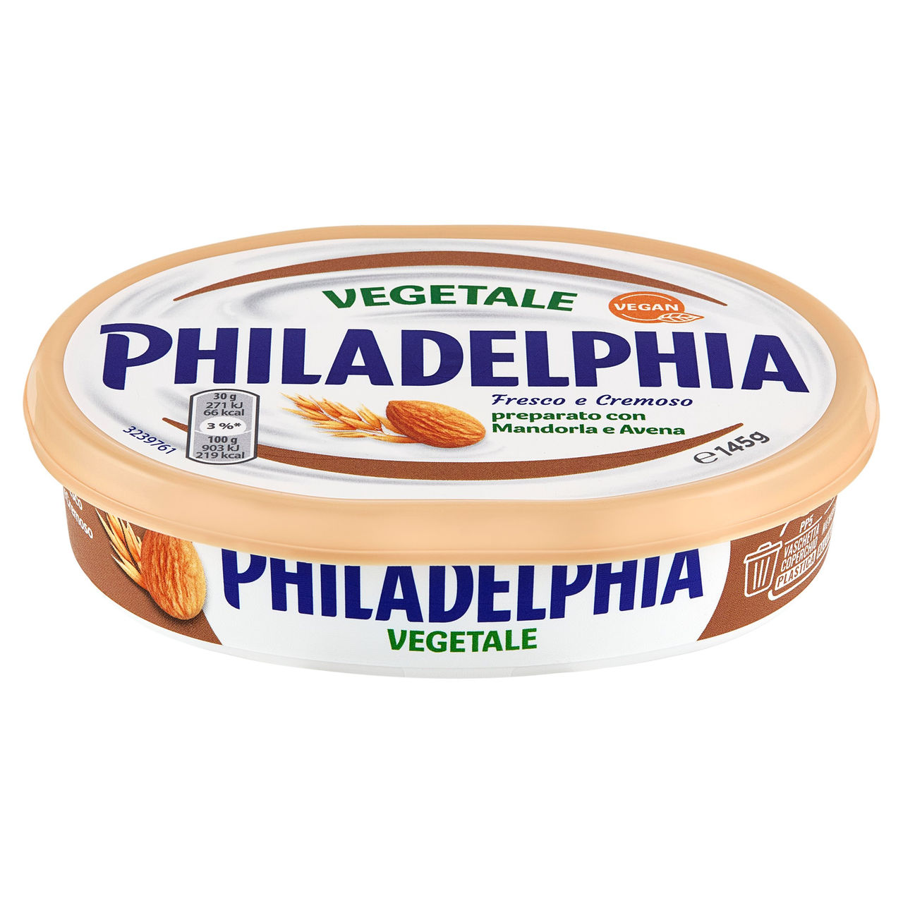 Philadelphia Vegetale a base di Mandorla e Avena - 145g