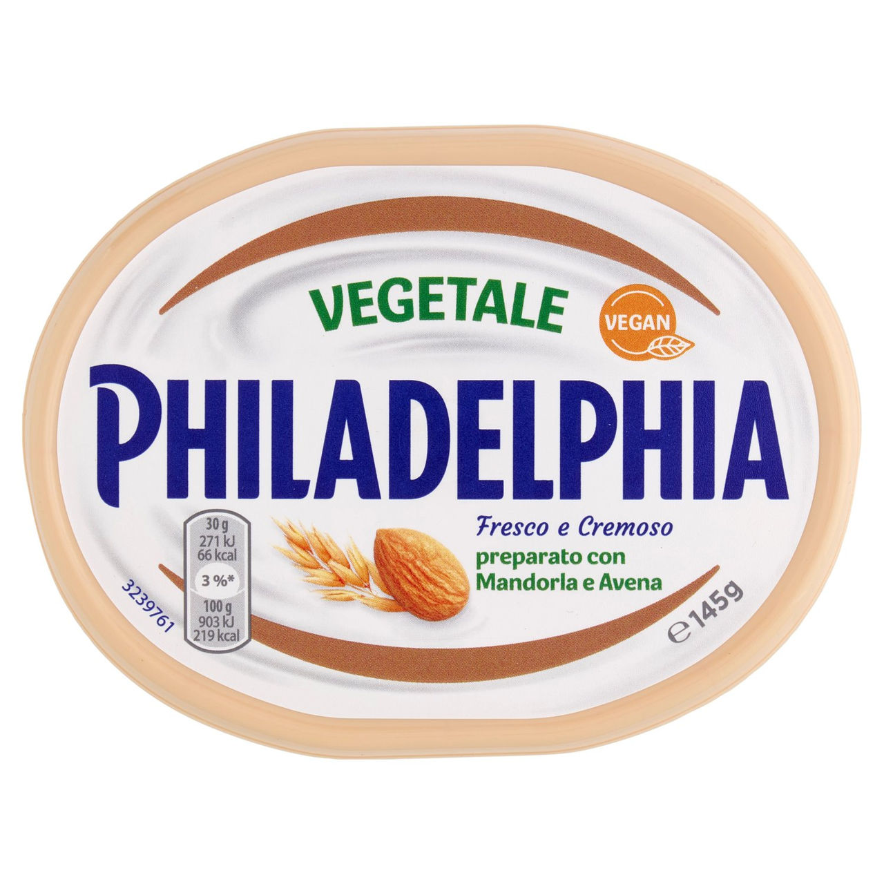 Philadelphia Vegetale a base di Mandorla e Avena - 145g