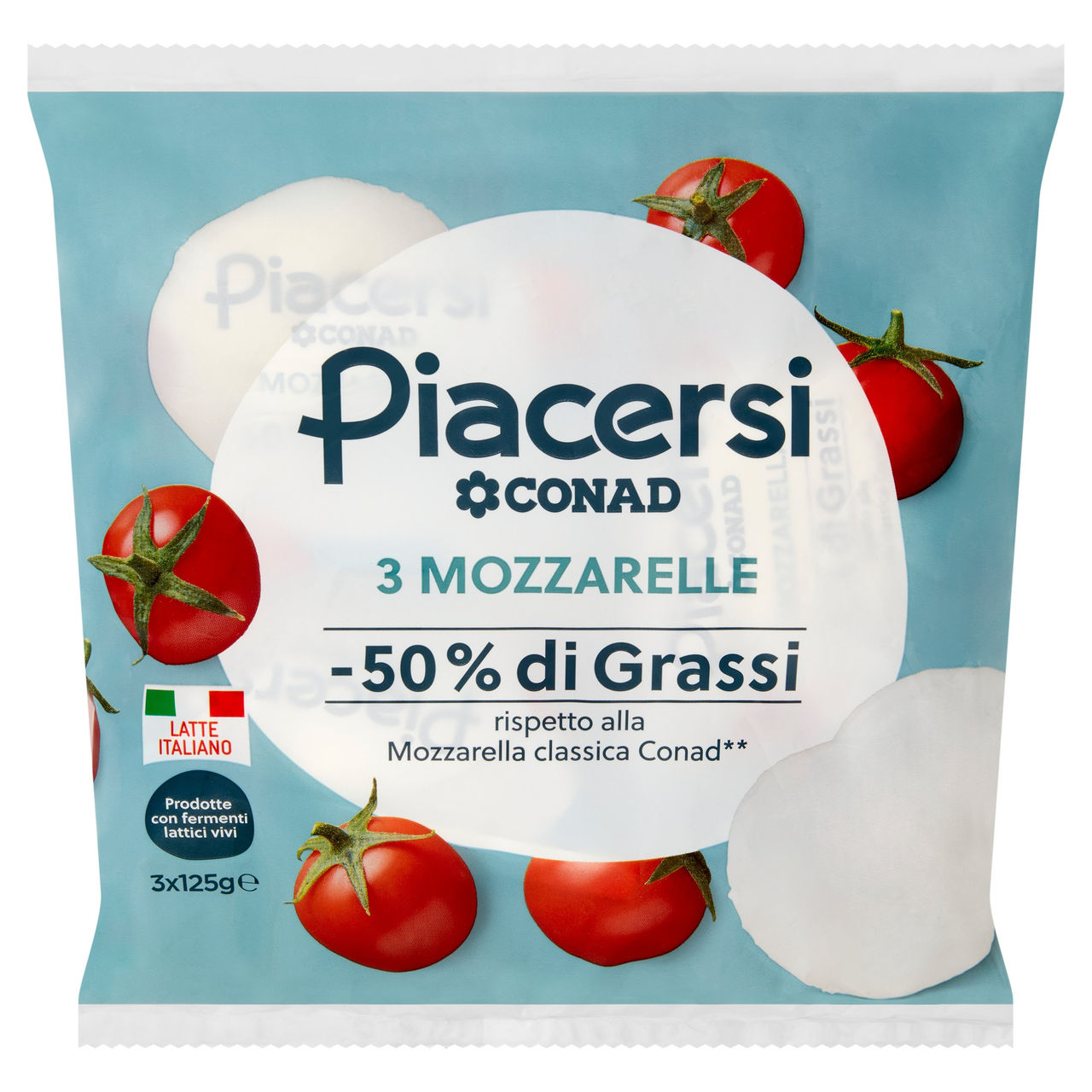 Piacersi 3 Mozzarelle Light 3 x 125 g Conad