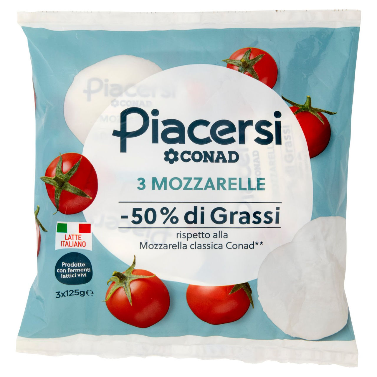 Piacersi 3 Mozzarelle Light 3 x 125 g Conad