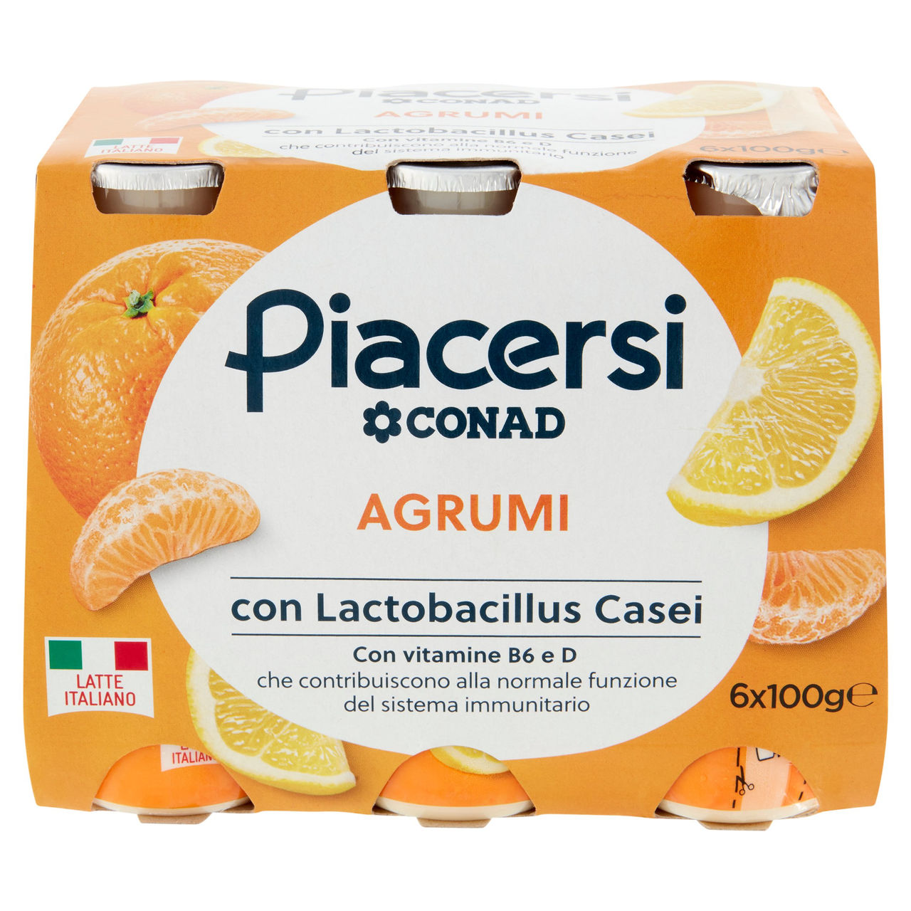 Piacersi Agrumi 6 x 100 g Conad in vendita online